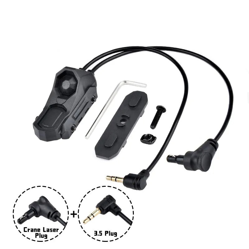 WADSN AN M-Button Rail Mount DUAL Pressure Switch for Flashlight / Laser Unit - APEXTAC GEAR