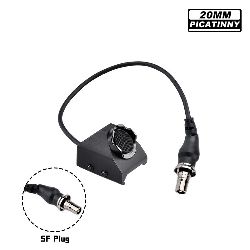 WADSN UT Hot Button 20mm Picatinny Rail Mount Switch for Flashlight / Laser Unit - APEXTAC GEAR