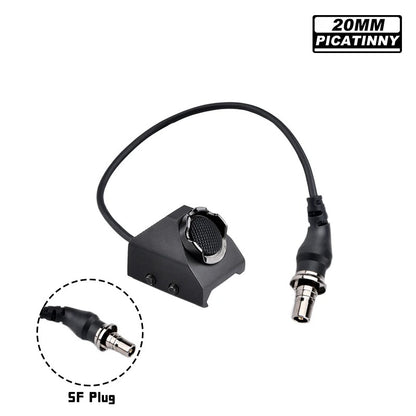 WADSN UT Hot Button 20mm Picatinny Rail Mount Switch for Flashlight / Laser Unit - APEXTAC GEAR