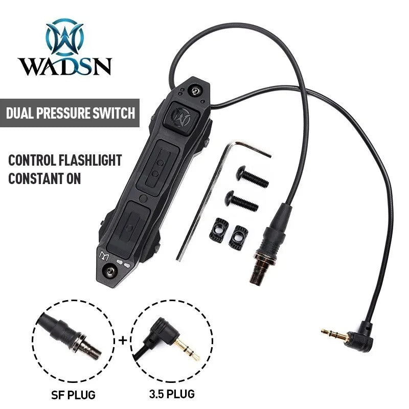 WADSN Augmented Dual Function Tape Switch With Lock For Flashlight & Laser Unit - APEXTAC GEAR