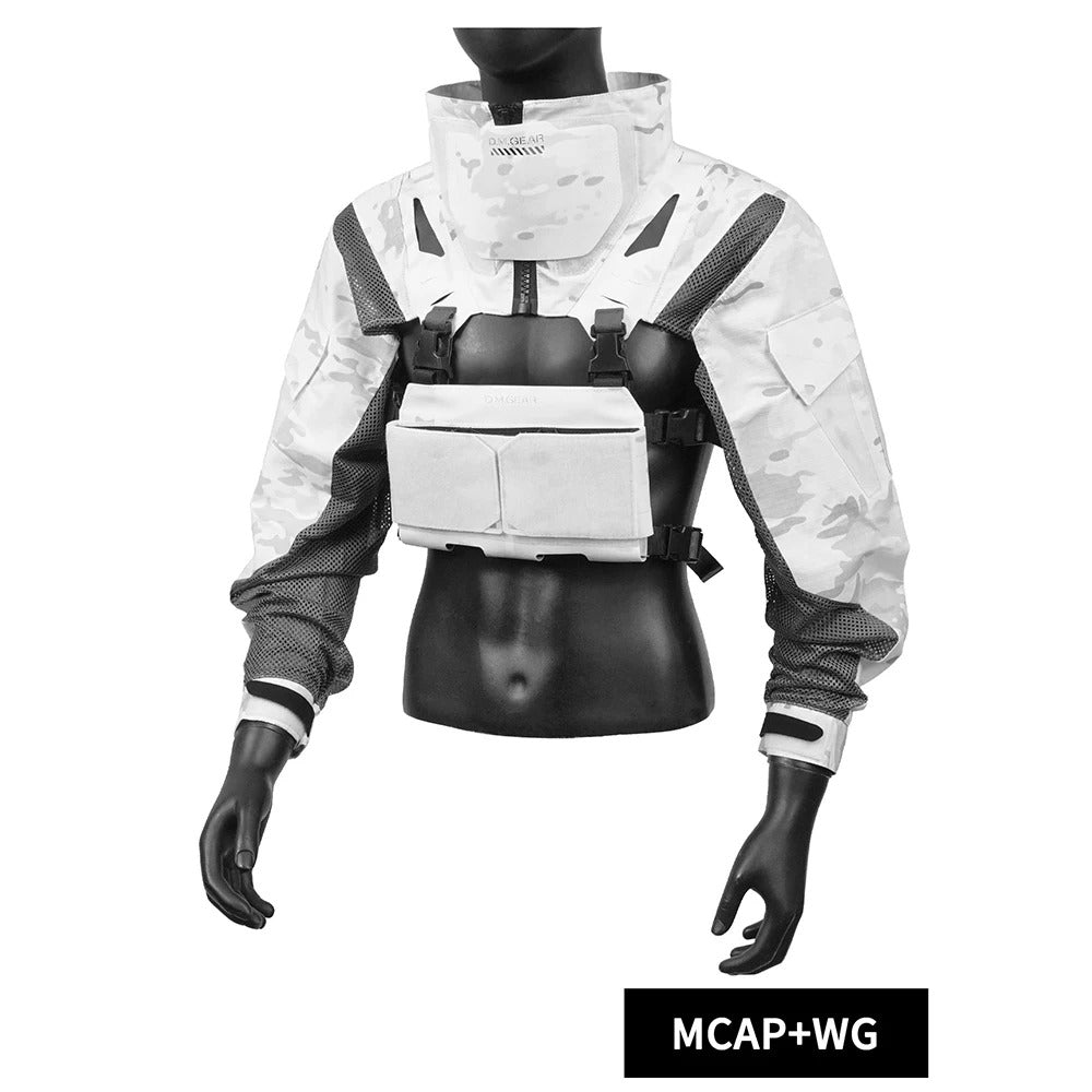 DM Gear Tactical Combat Uniform Jacket with Triple Mag Pouch (混迹 Hun Ji)(LX-1) - APEXTAC GEAR