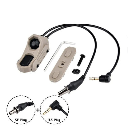 WADSN AN M-Button Rail Mount DUAL Pressure Switch for Flashlight / Laser Unit - APEXTAC GEAR