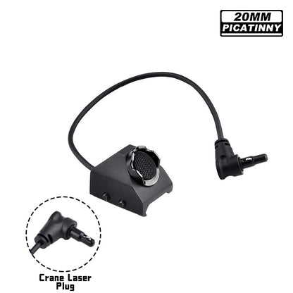 WADSN UT Hot Button 20mm Picatinny Rail Mount Switch for Flashlight / Laser Unit - APEXTAC GEAR