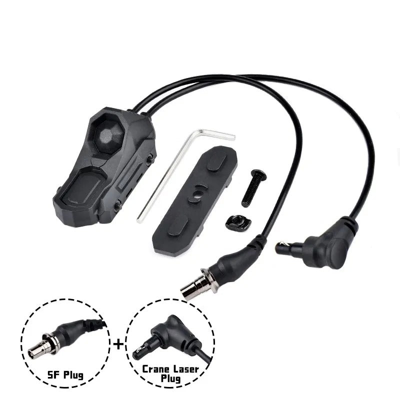 WADSN AN M-Button Rail Mount DUAL Pressure Switch for Flashlight / Laser Unit - APEXTAC GEAR