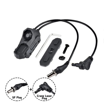 WADSN AN M-Button Rail Mount DUAL Pressure Switch for Flashlight / Laser Unit - APEXTAC GEAR