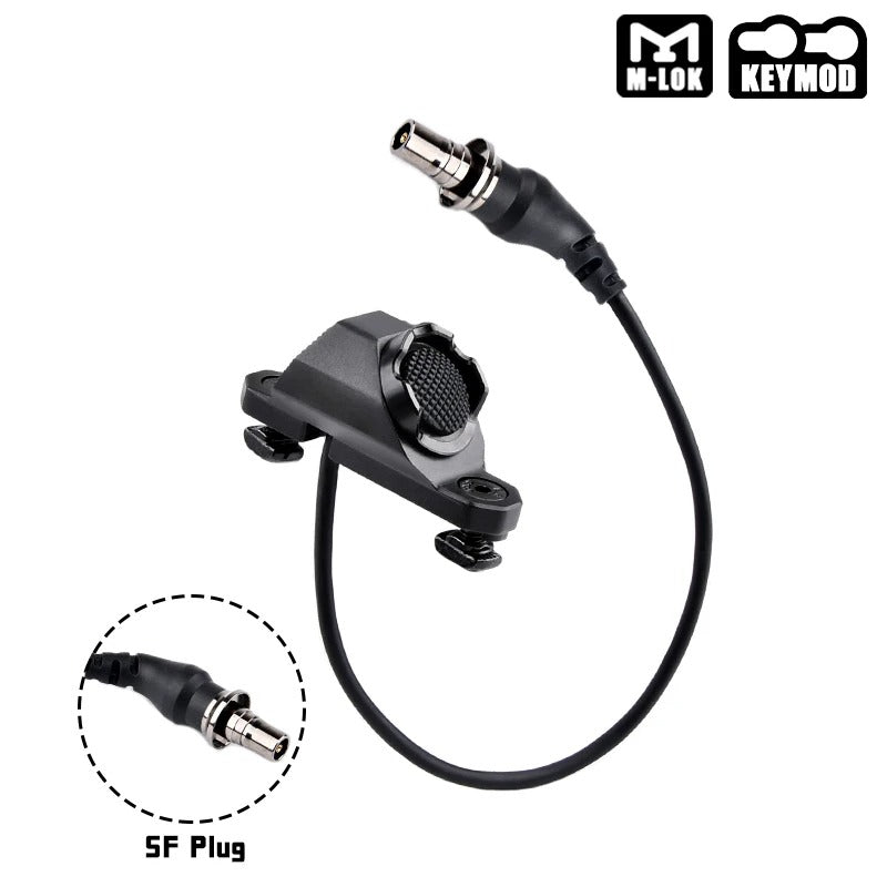 WADSN Hot Button M-LOK & Keymod Rail Mount Switch for Flashlight / Laser Unit - APEXTAC GEAR
