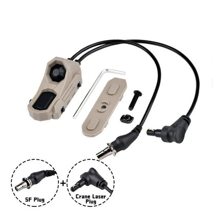 WADSN AN M-Button Rail Mount DUAL Pressure Switch for Flashlight / Laser Unit - APEXTAC GEAR