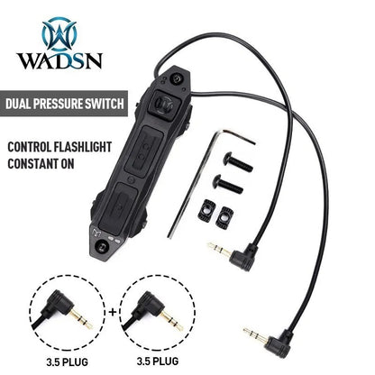 WADSN Augmented Dual Function Tape Switch With Lock For Flashlight & Laser Unit - APEXTAC GEAR