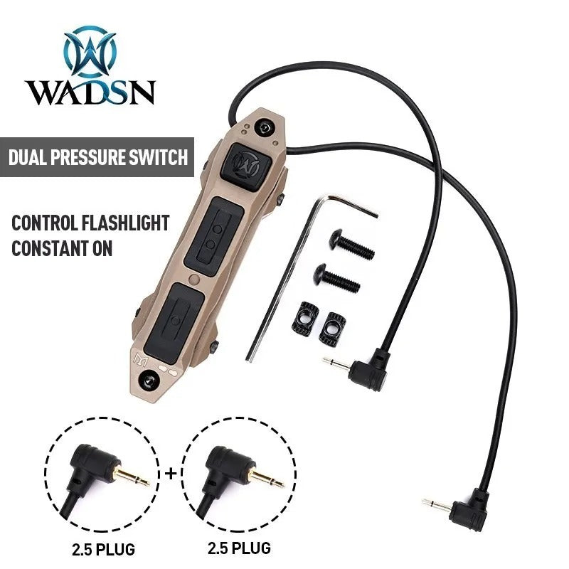 WADSN Augmented Dual Function Tape Switch With Lock For Flashlight & Laser Unit - APEXTAC GEAR