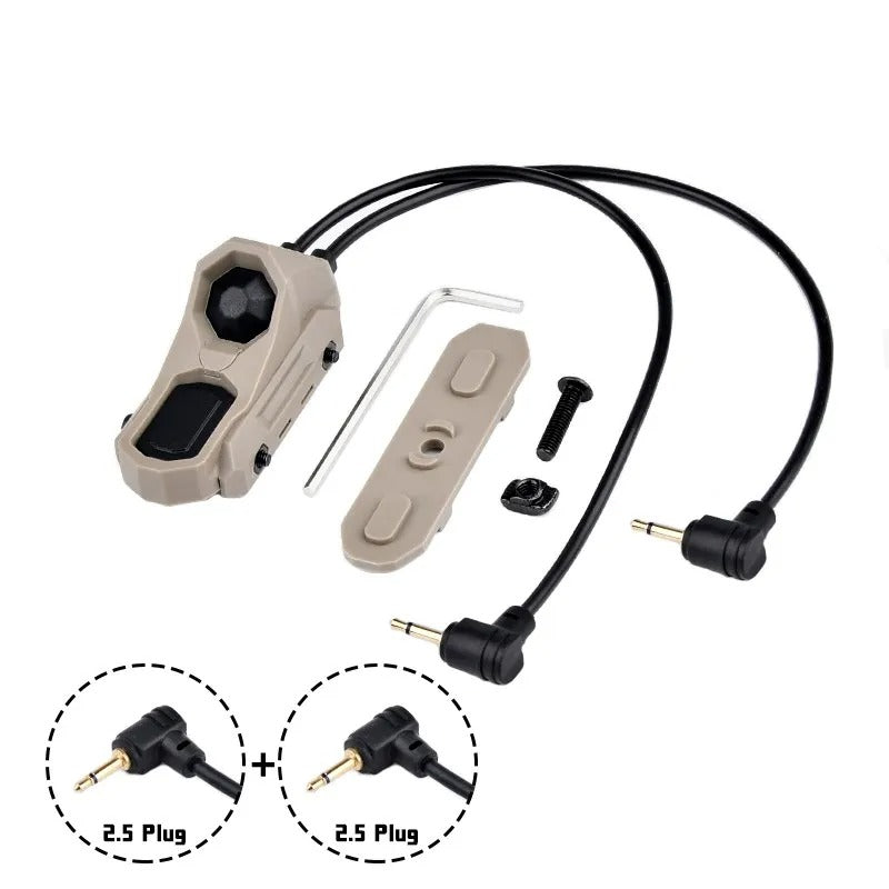 WADSN AN M-Button Rail Mount DUAL Pressure Switch for Flashlight / Laser Unit - APEXTAC GEAR