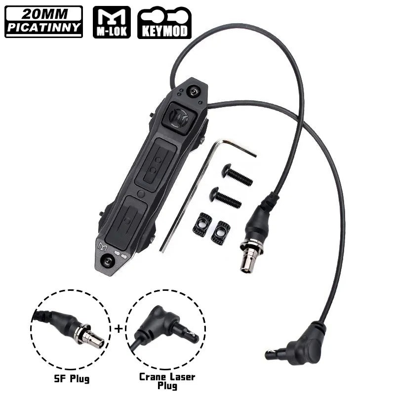 WADSN Augmented Dual Function Tape Switch With Lock For Flashlight & Laser Unit - APEXTAC GEAR