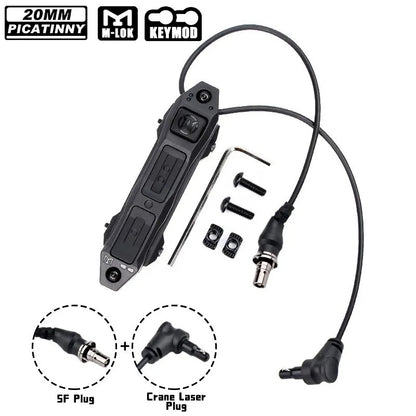 WADSN Augmented Dual Function Tape Switch With Lock For Flashlight & Laser Unit - APEXTAC GEAR