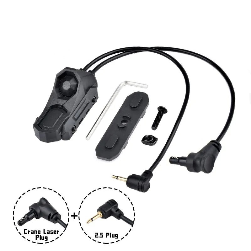 WADSN AN M-Button Rail Mount DUAL Pressure Switch for Flashlight / Laser Unit - APEXTAC GEAR