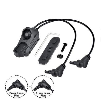 WADSN AN M-Button Rail Mount DUAL Pressure Switch for Flashlight / Laser Unit - APEXTAC GEAR