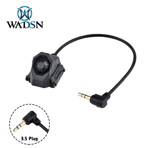 WADSN AXON Modbuttom AN SL Single Port Rail Mount Control Switch (BK / 3.5MM) - APEXTAC GEAR