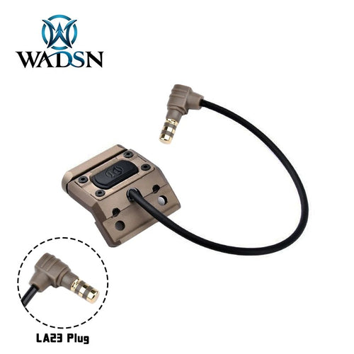 WADSN ML M-Button Offset Rail Mount Pressure Switch for LA23 NGAL Plug - APEXTAC GEAR