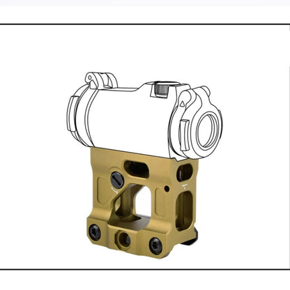 WADSN UT FST Micro Mount AP T1 Red Dot 20mm Rail Scope Mount Riser (WS02004) - APEXTAC GEAR