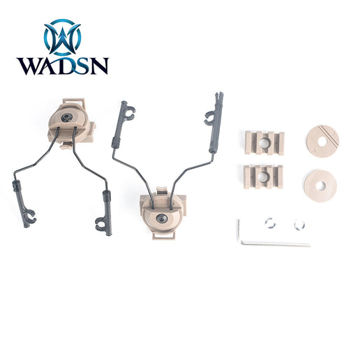 WADSN Helmet Adapters Ver.1 for COMTAC Headset - TAN (WZ046) - APEXTAC GEAR