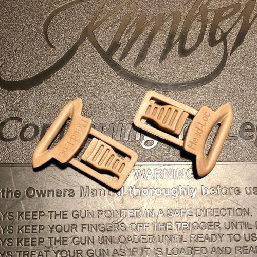 FMA Goggle Swivel Clips 19mm for ARC Helmet Rail - TAN (TB319) - APEXTAC GEAR
