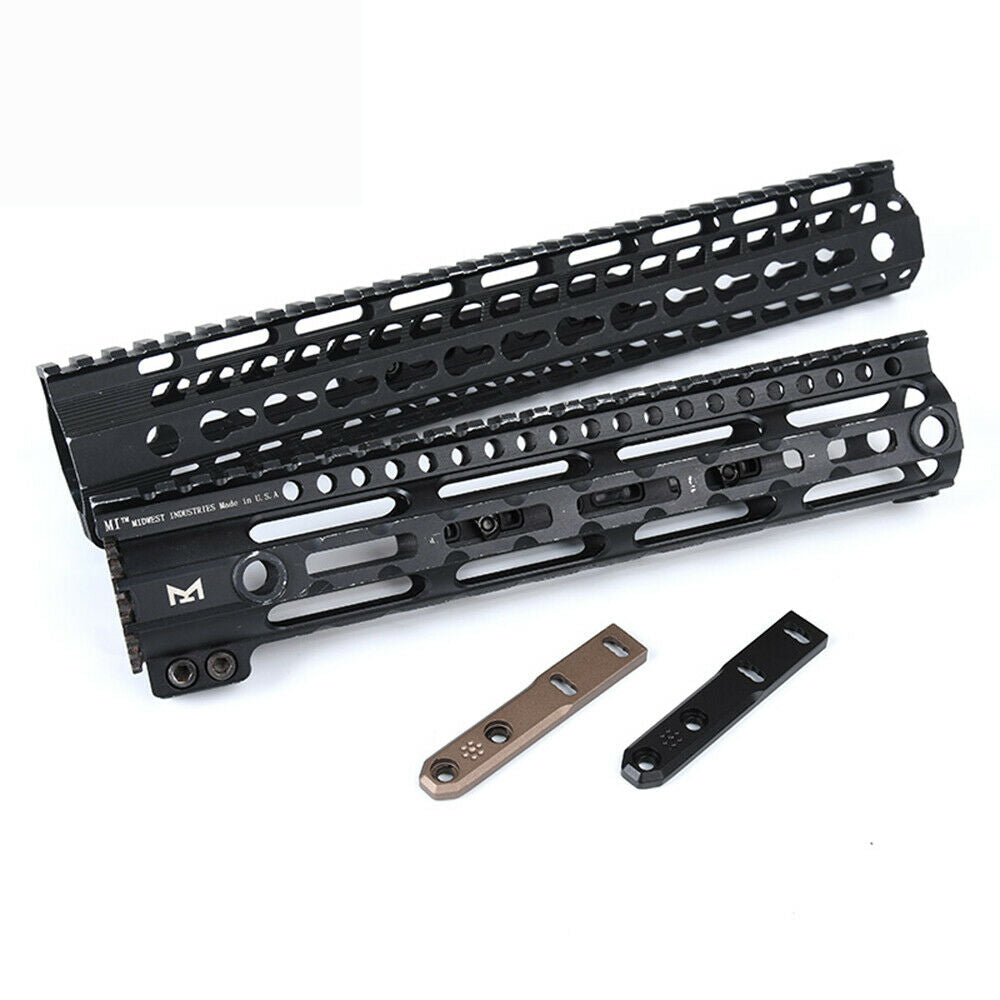 WADSN M-LOK & Keymod Compact Scout Light Rail Mount For M300&M600 - BLACK (WD02005) - APEXTAC GEAR
