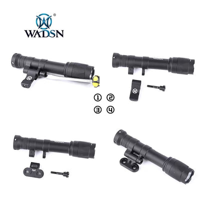 WADSN M640B Scout Light PRO Rail Mount LED Flashlight - BLACK (WD04056) - APEXTAC GEAR
