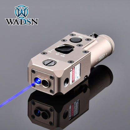 WADSN CQBL Close Quarters Battle Laser Aiming Unit w/ Flashlight Mount - TAN - APEXTAC GEAR