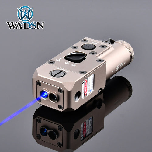 WADSN CQBL Close Quarters Battle Laser Aiming Unit w/ Flashlight Mount - TAN - APEXTAC GEAR