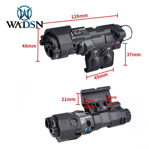 WADSN Metal MAWL C1 Visible Laser / IR Pointer light / White Light Module - BK - APEXTAC GEAR