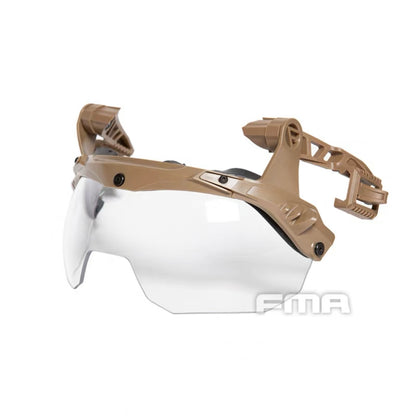 FMA EX Team Wendy 3.0 Helmet Rail Goggles Flip Up Lens Visor Size M - TB1397 - APEXTAC GEAR