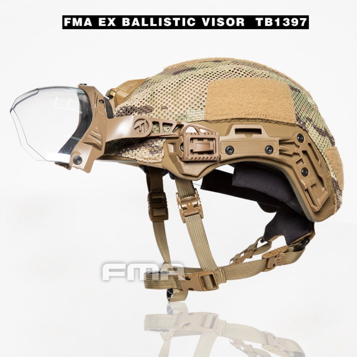 FMA EX Team Wendy 3.0 Helmet Rail Goggles Flip Up Lens Visor Size M - TB1397 - APEXTAC GEAR