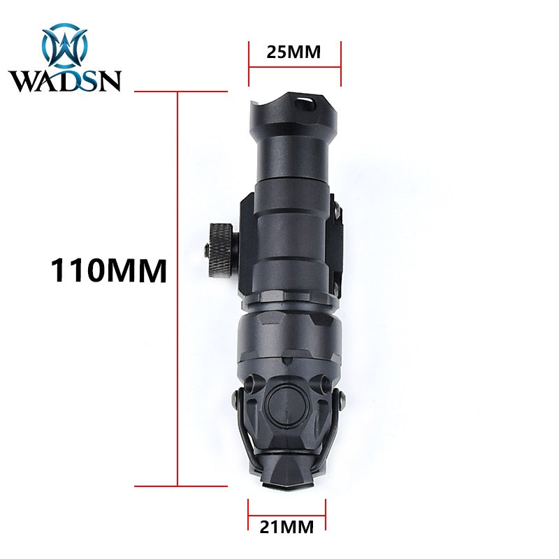 WADSN KIJI K1-10 Tactical Rail Mount Flashlight illumination Scout Light - WHITE - APEXTAC GEAR