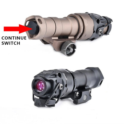 WADSN KIJI K1-10 Tactical Rail Mount Flashlight illumination Scout Light - WHITE - APEXTAC GEAR