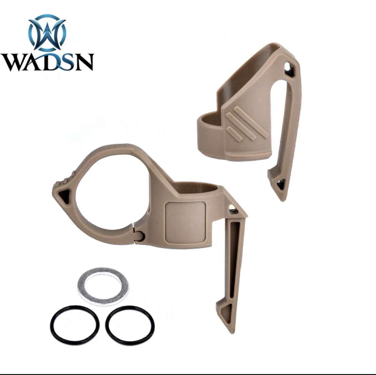 WADSN LPC Clip & SwitchBack 2.0 Large Flashlight Ring (WD07039) - APEXTAC GEAR