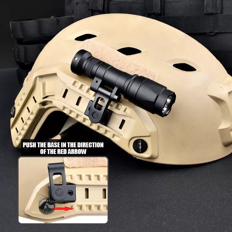 WADSN S&S M-Ax Mount for SF Pro Flashlight on Helmet Rail (WD02037) - APEXTAC GEAR