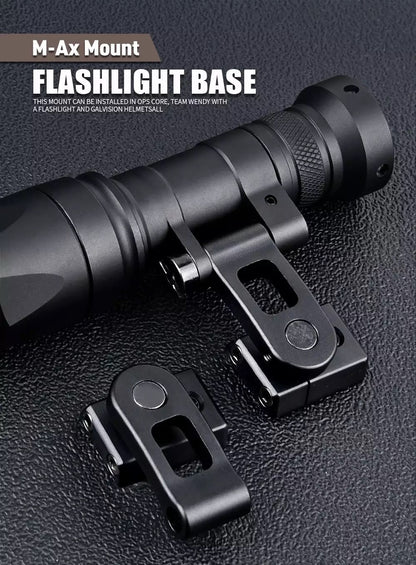 WADSN S&S M-Ax Mount for SF Pro Flashlight on Helmet Rail (WD02037) - APEXTAC GEAR