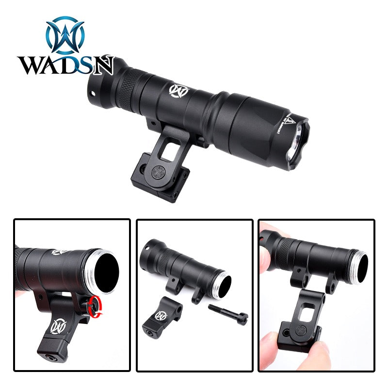 WADSN S&S M-Ax Mount for SF Pro Flashlight on Helmet Rail (WD02037) - APEXTAC GEAR