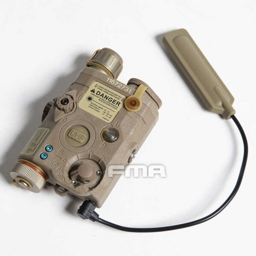 FMA PEQ15 LA5-A UHP Integrated RED Laser IR / Light Aiming Device - TAN (TB1447) - APEXTAC GEAR