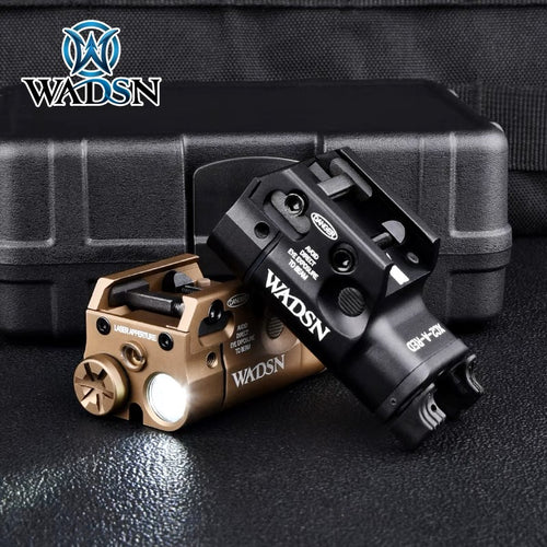 WADSN XC2 Compact Tactical Light Rail Mount LED Flashlight with Green Laser - APEXTAC GEAR