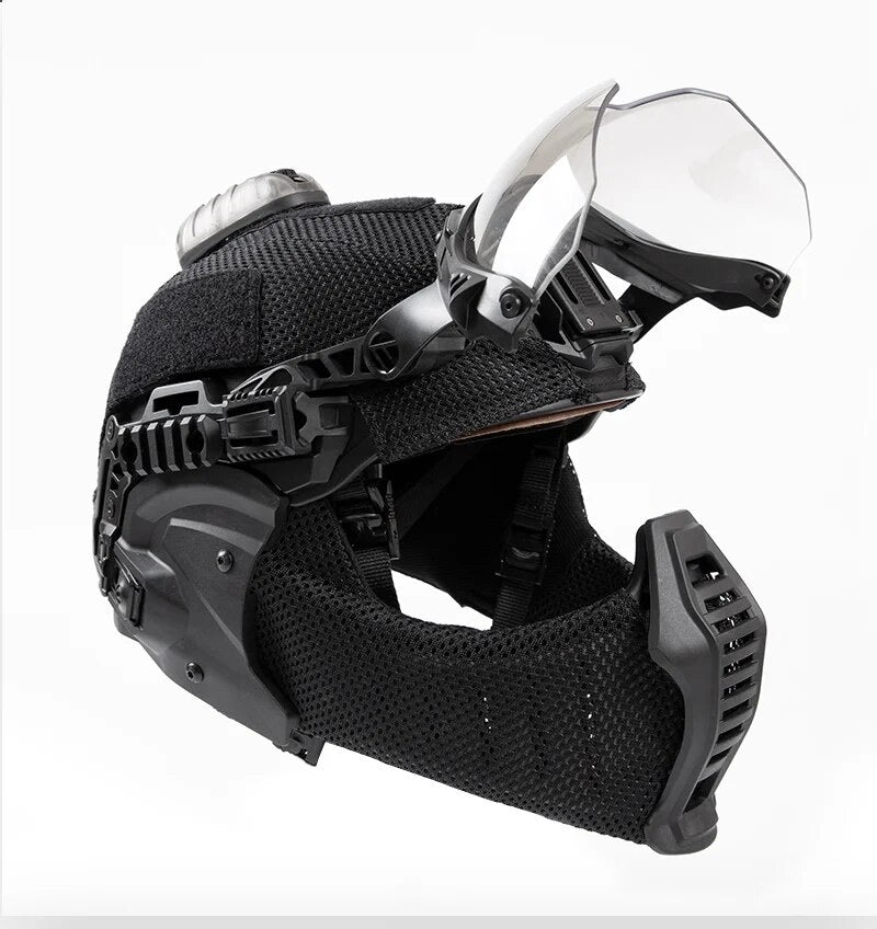 FMA EX Helmet All-Terrain Mandible Half Face Mask w/ Ear Face Protection TB1471 - APEXTAC GEAR