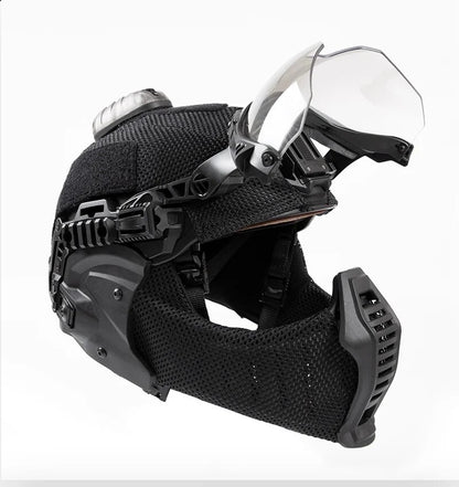 FMA EX Helmet All-Terrain Mandible Half Face Mask w/ Ear Face Protection TB1471 - APEXTAC GEAR