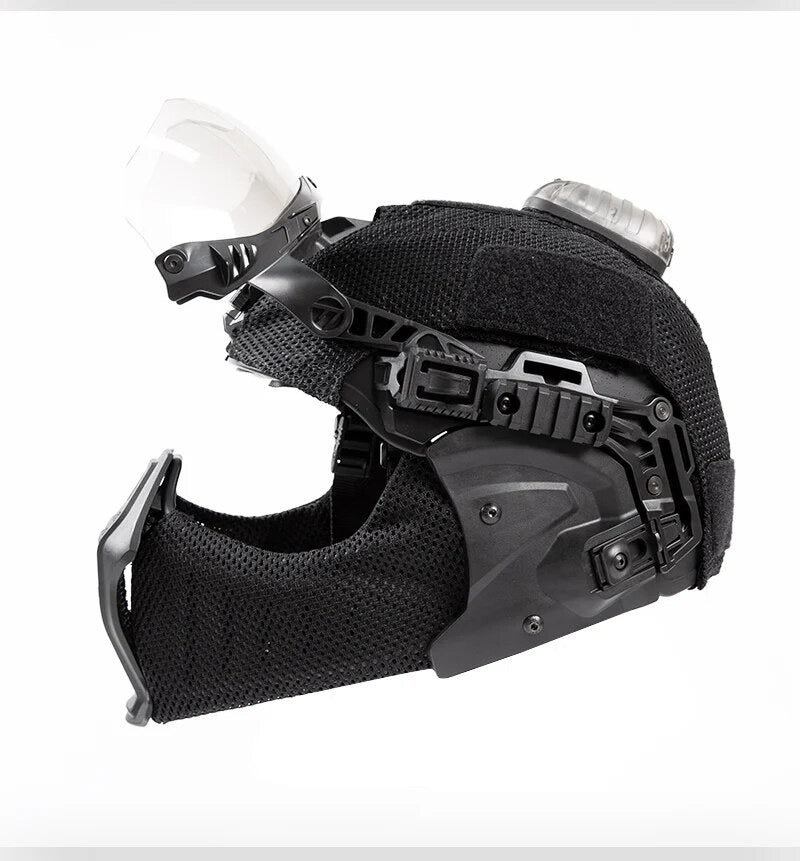 FMA EX Helmet All-Terrain Mandible Half Face Mask w/ Ear Face Protection TB1471 - APEXTAC GEAR