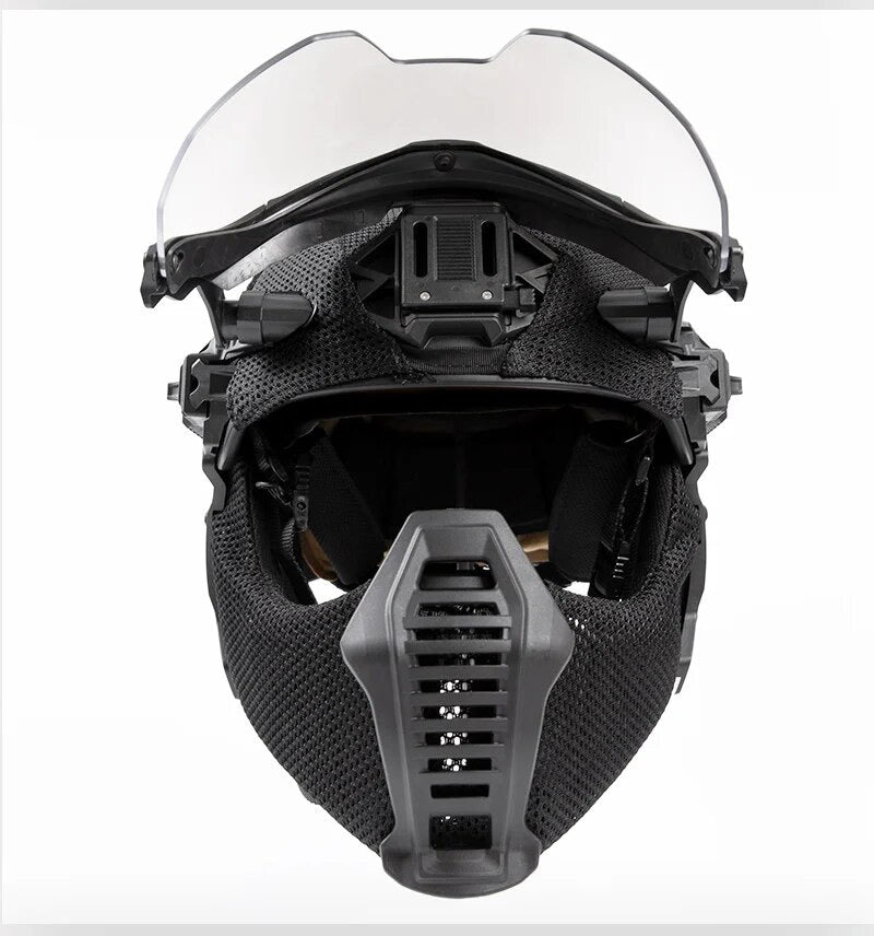 FMA EX Helmet All-Terrain Mandible Half Face Mask w/ Ear Face Protection TB1471 - APEXTAC GEAR