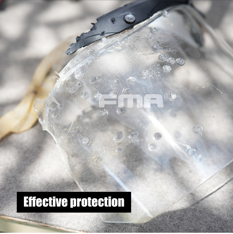 FMA EX Face Shield Riot Mask Protective Face Goggle EX 3.0 Rail - DE  (TB1479) - APEXTAC GEAR