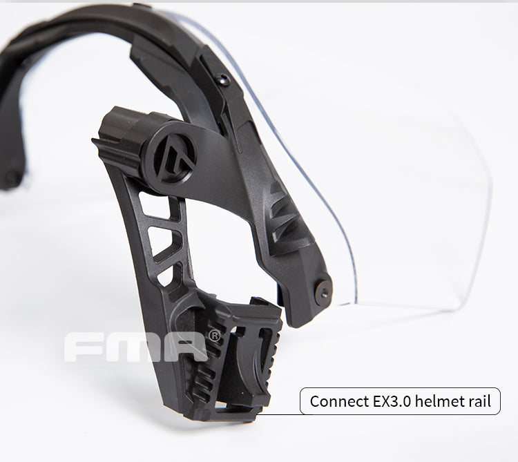 FMA EX Face Shield Riot Mask Protective Face Goggle EX 3.0 Rail - FG  (TB1479) - APEXTAC GEAR
