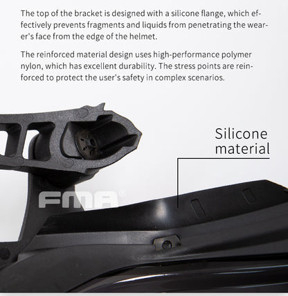 FMA EX Face Shield Riot Mask Protective Face Goggle EX 3.0 Rail - DE  (TB1479) - APEXTAC GEAR