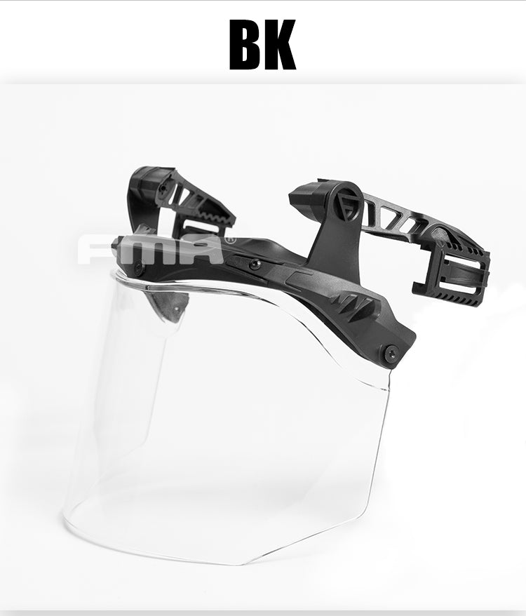FMA EX Face Shield Riot Mask Protective Face Goggle EX 3.0 Rail - BLACK (TB1479) - APEXTAC GEAR