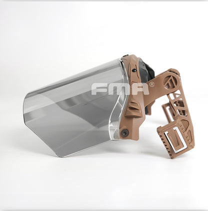 FMA EX Face Shield Riot Mask Protective Face Goggle EX 3.0 Rail - DE  (TB1479) - APEXTAC GEAR