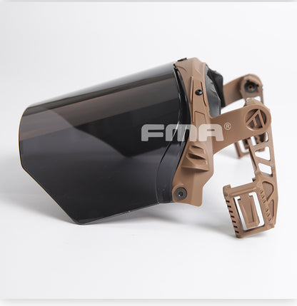 FMA EX Face Shield Riot Mask Protective Face Goggle EX 3.0 Rail - DE  (TB1479) - APEXTAC GEAR