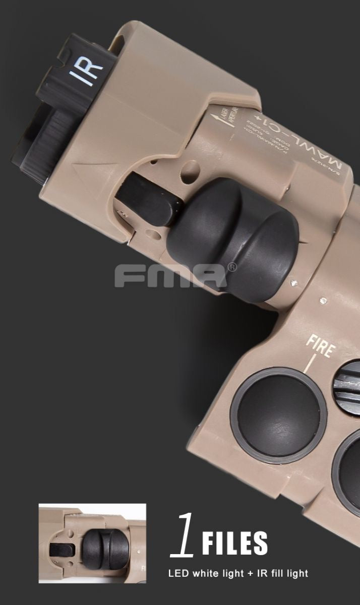 FMA MAWL C1 Visible Laser / IR Pointer / White Light High Power Case Module DE TB1466 - APEXTAC GEAR