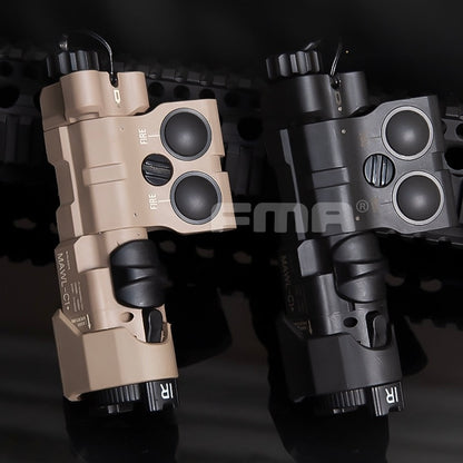 FMA MAWL C1 Visible Laser / IR Pointer / White Light High Power Case  BLACK TB1466 - APEXTAC GEAR